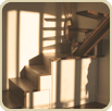 Projet d'escalier intrieur bois-mtal au design industriel